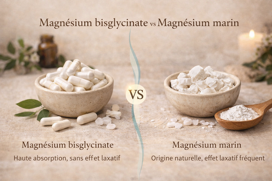 Magnésium bisglycinate vs magnésium marin : lequel choisir ?